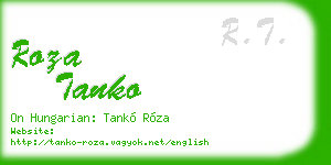 roza tanko business card