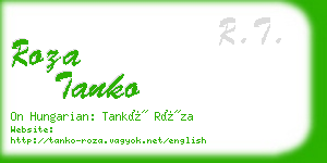 roza tanko business card